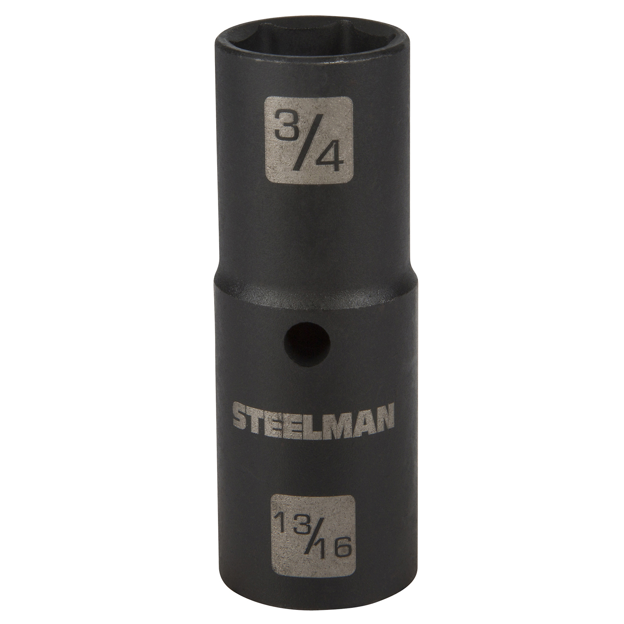 STEELMAN 1/2-Inch Drive 6-Point Thin-Wall Impact Flip Socket, 3/4-Inch x 13/16-Inch, Model# 99562